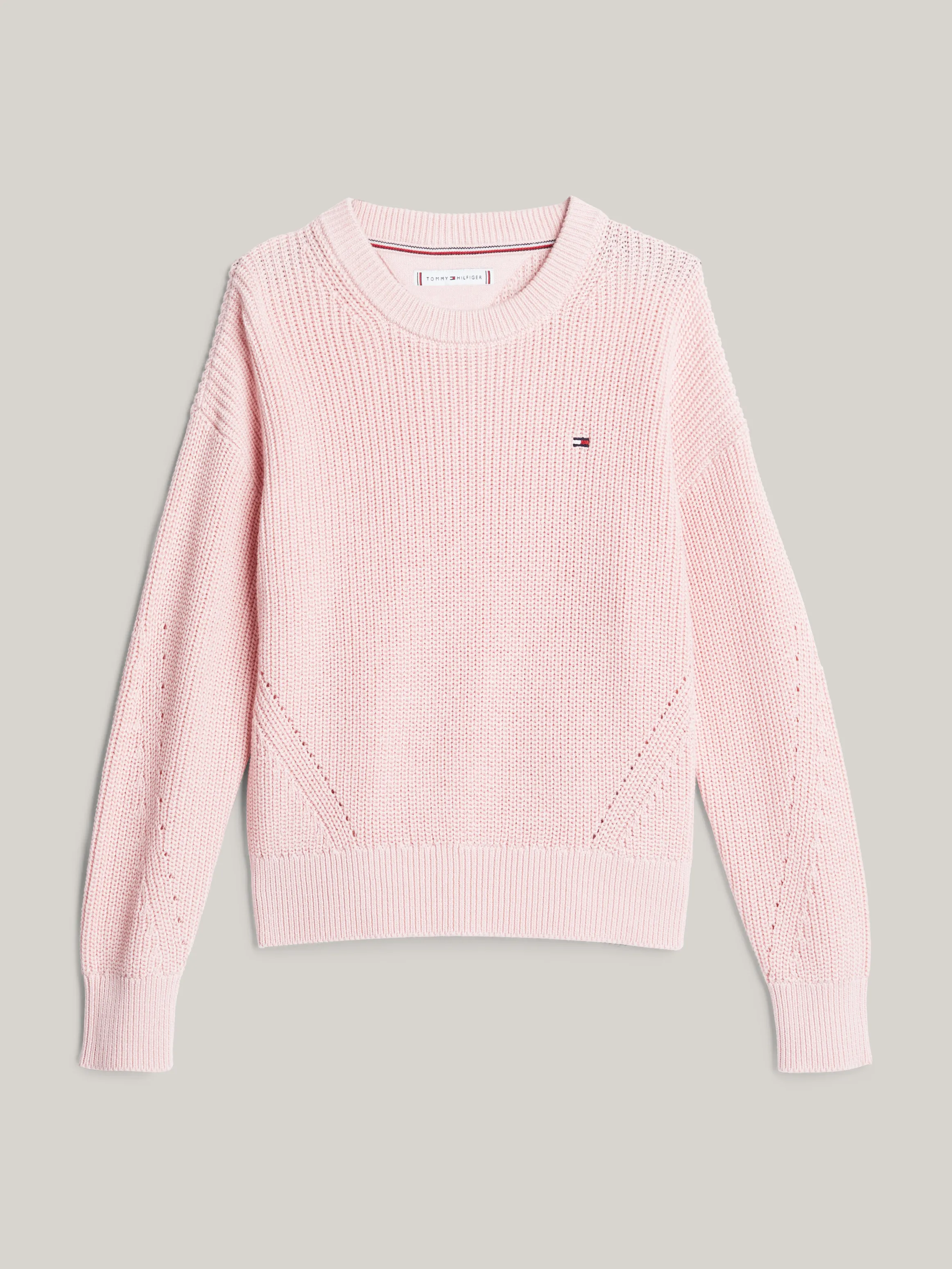 Girls 8-16 Essential Relaxed Crew Neck Jumper | Knitwear | Tommy Hilfiger