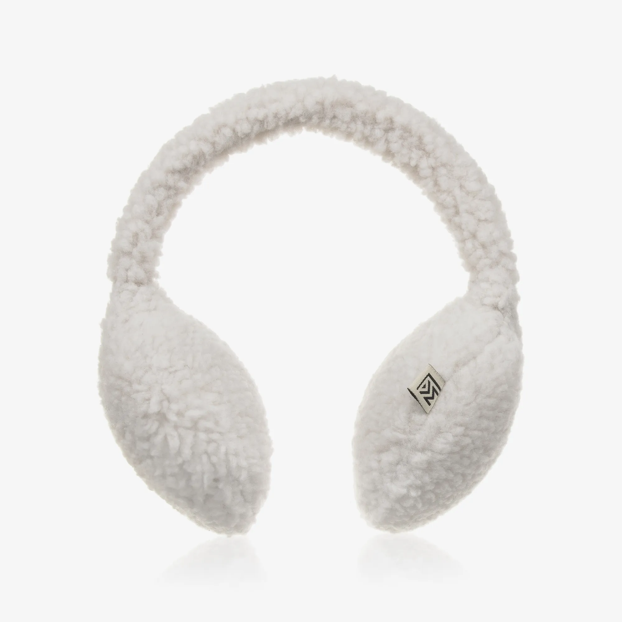 Girls Ivory Sherpa Fleece Earmuffs