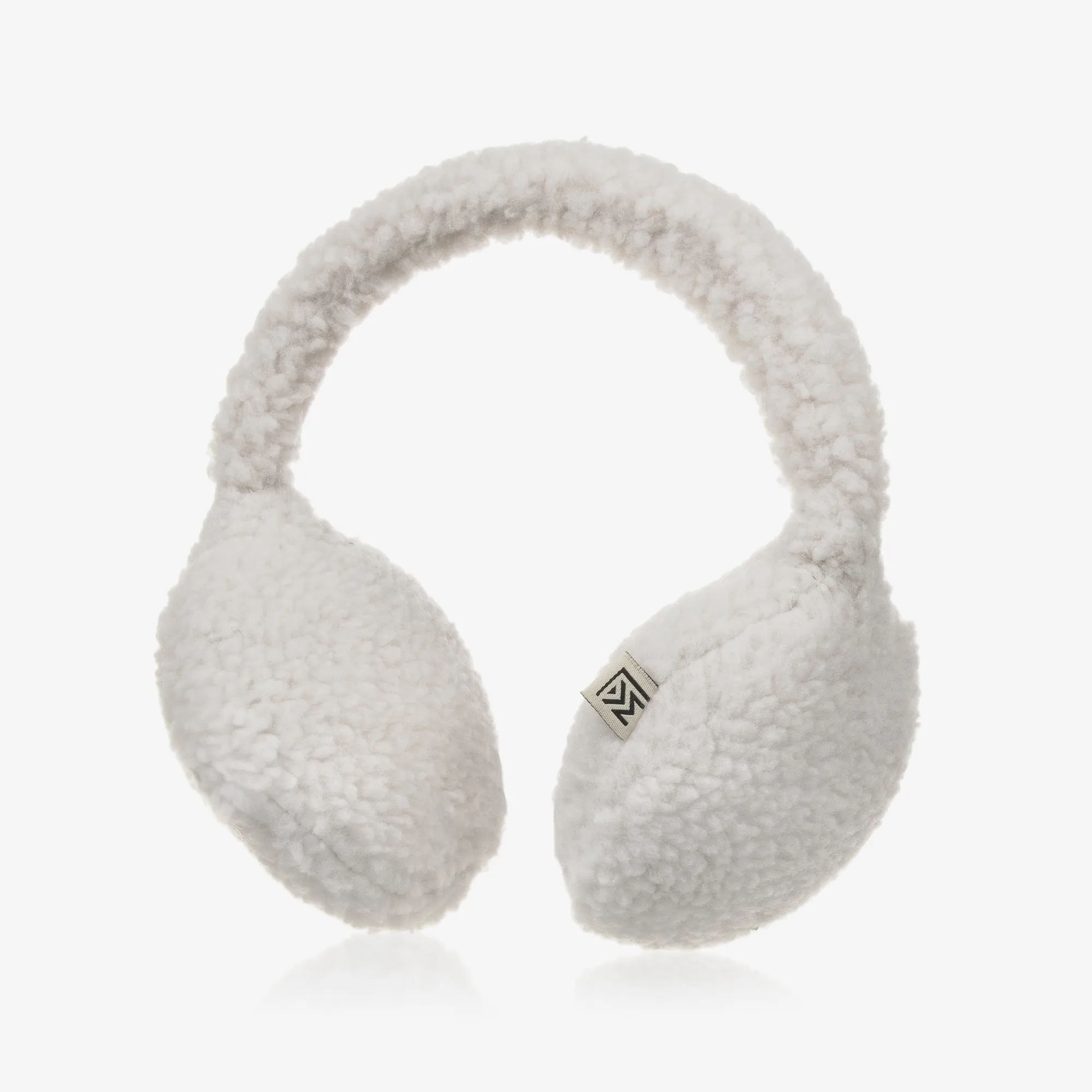 Girls Ivory Sherpa Fleece Earmuffs