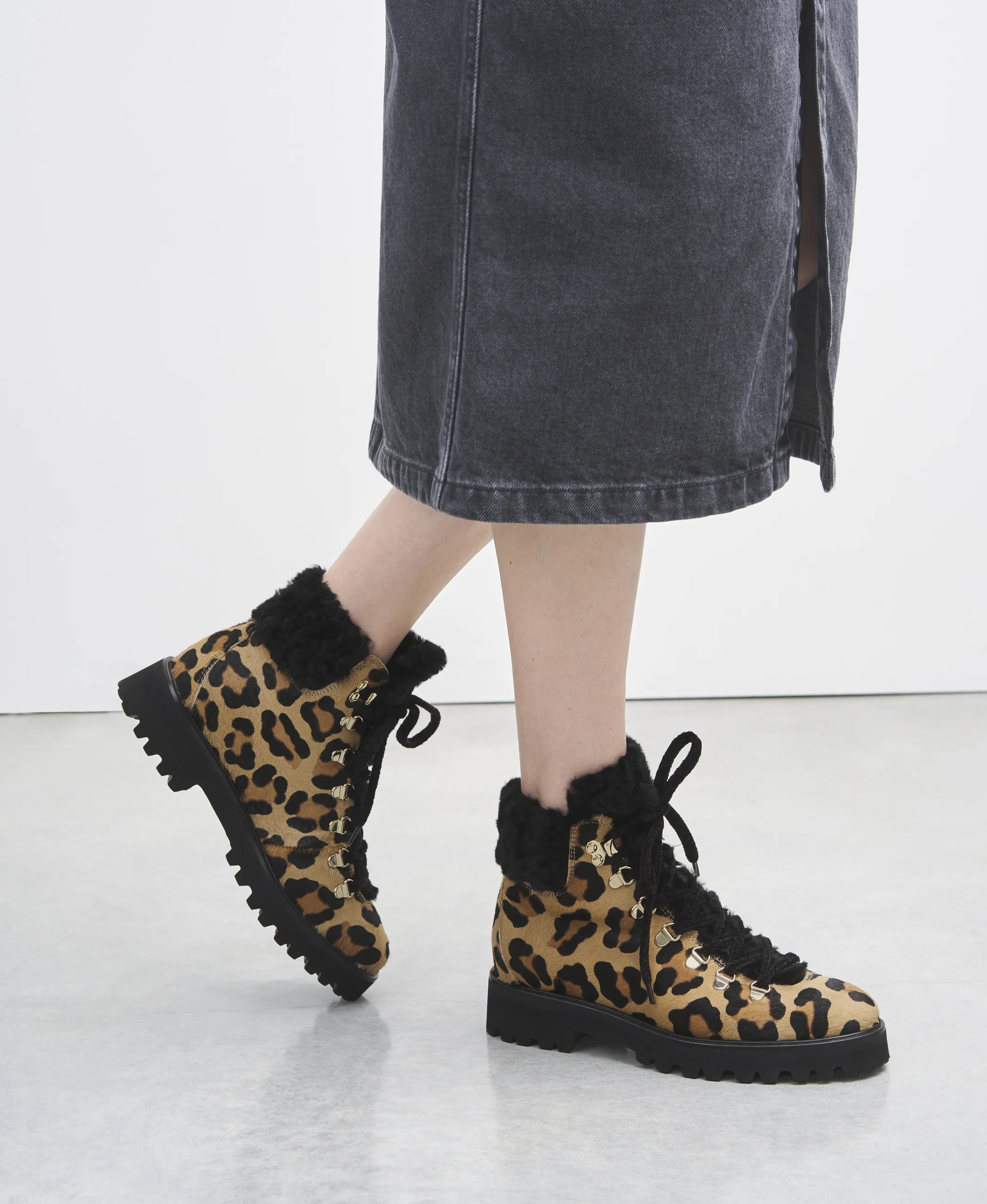 Goldie Mountain Ankle boot with fur