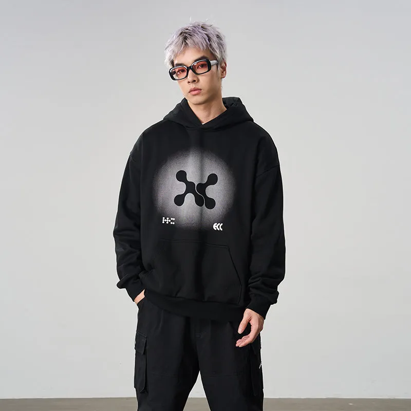 Gradient Molecules Logo Hoodie