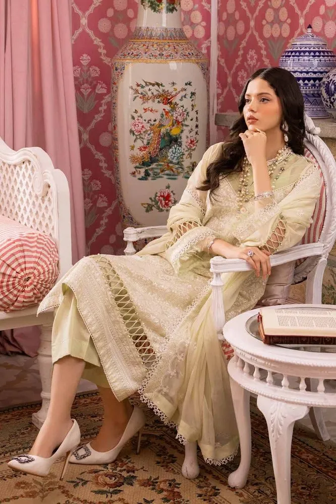 Gul Ahmed Premium Embroidered Swiss Voile Unstitched 3Pc Suit LSV-42021