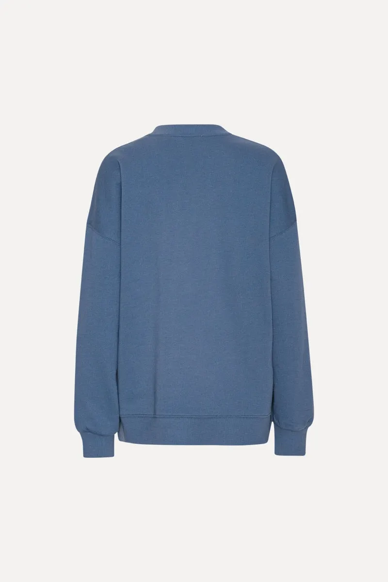 HEAVY CREWNECK SWEATER BLUE HORIZON - ROTATE SUNDAY