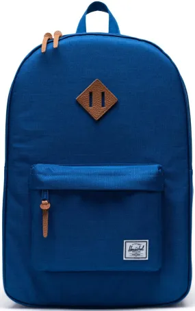 Herschel Heritage Backpack 600D Poly Monaco Blue Crosshatch