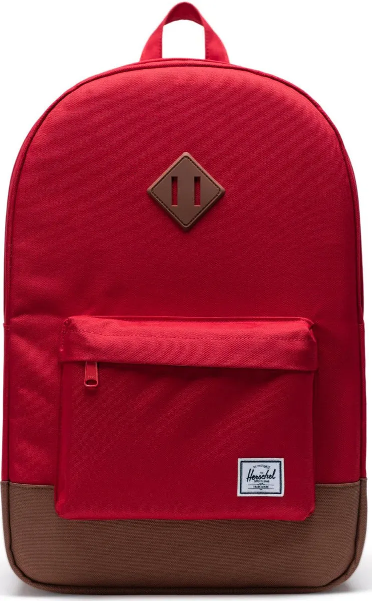 Herschel Heritage Backpack 600D Poly Red/Saddle Brown