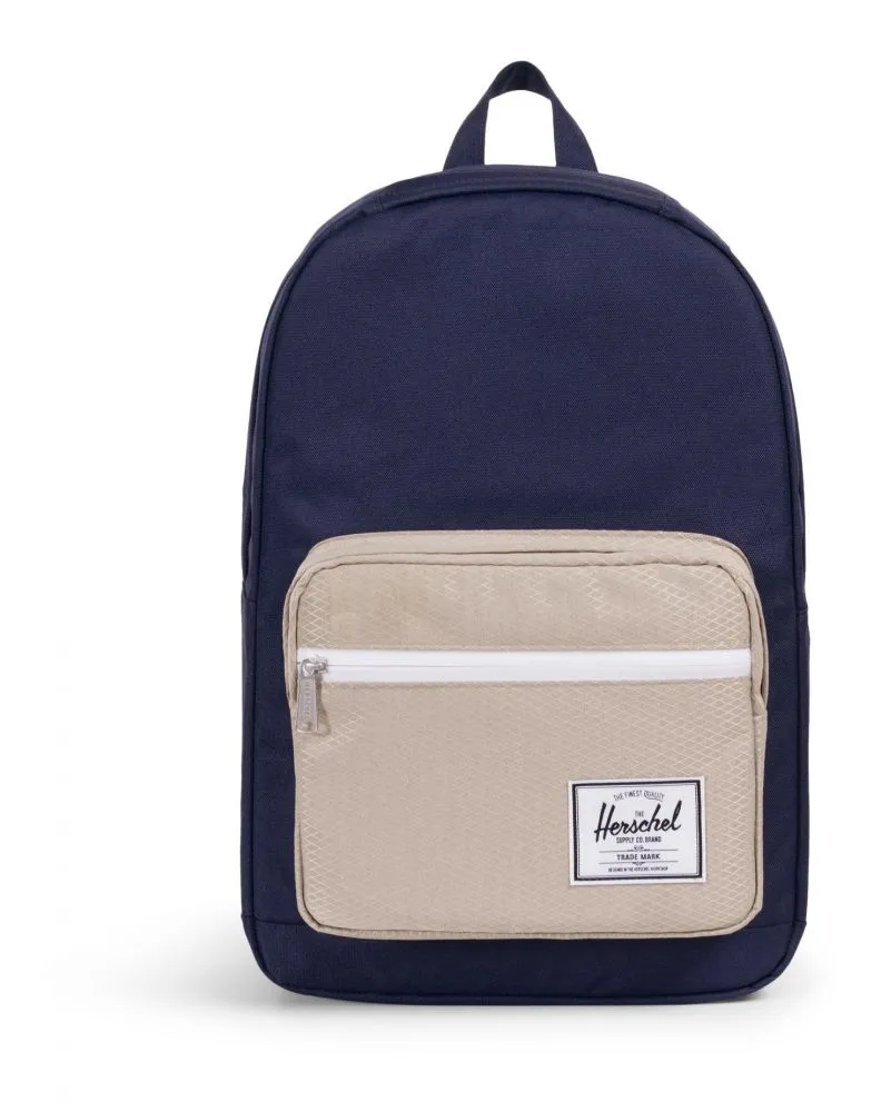 Herschel Pop Quiz Backpack 600D Poly Peacoat/ Eucalyptus