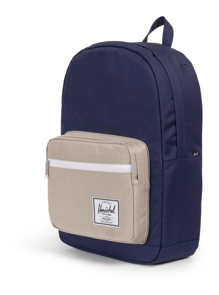 Herschel Pop Quiz Backpack 600D Poly Peacoat/ Eucalyptus