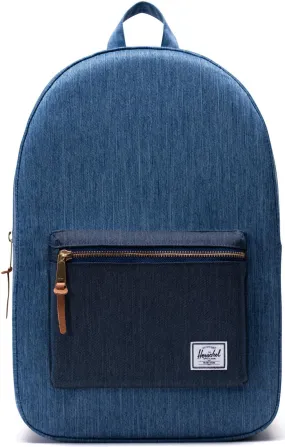 Herschel Settlement 600D Poly Backpack Faded Denim/Indigo Denim