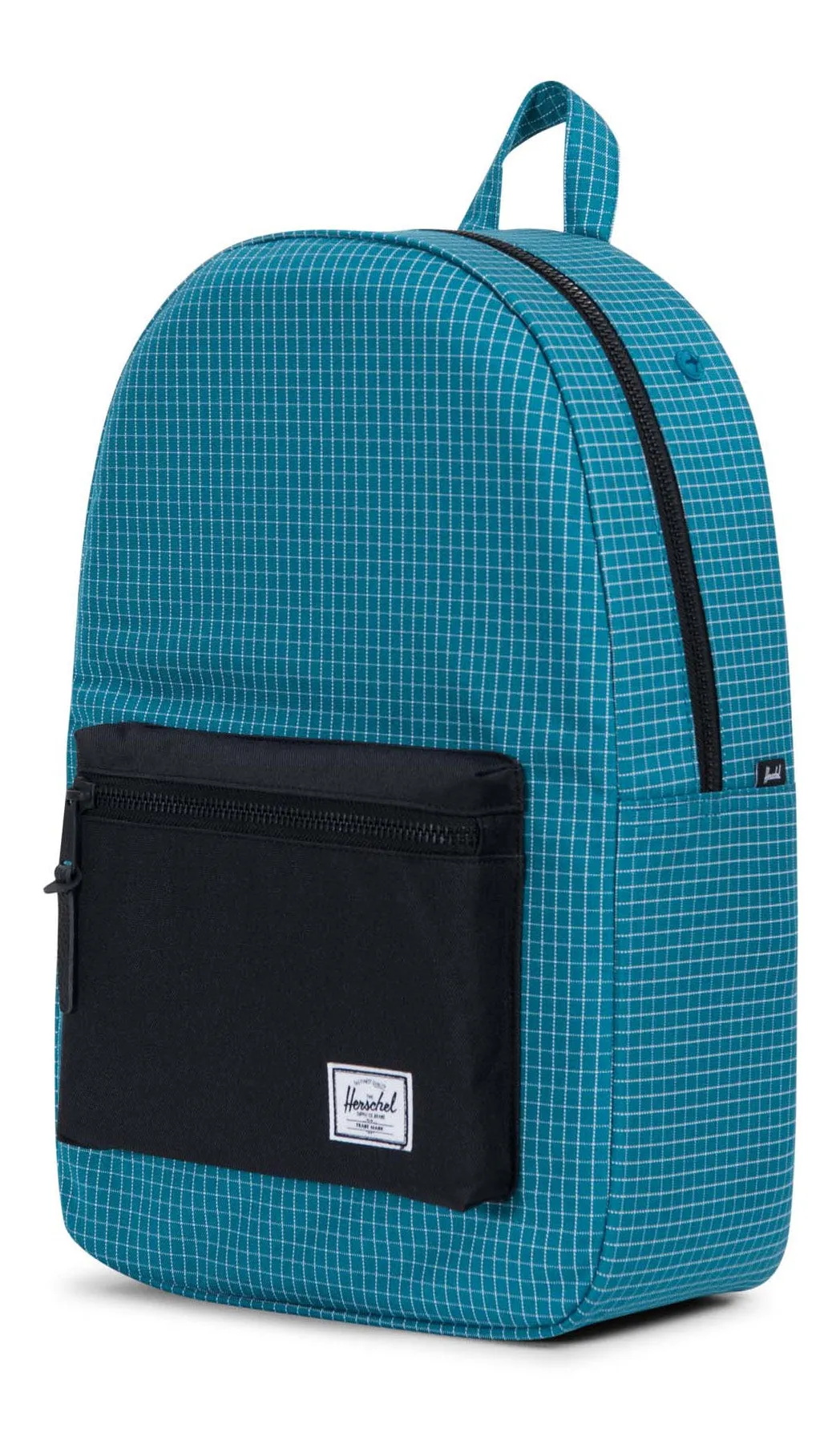 Herschel Settlement Backpack 600D Poly Ocean Depths Grid