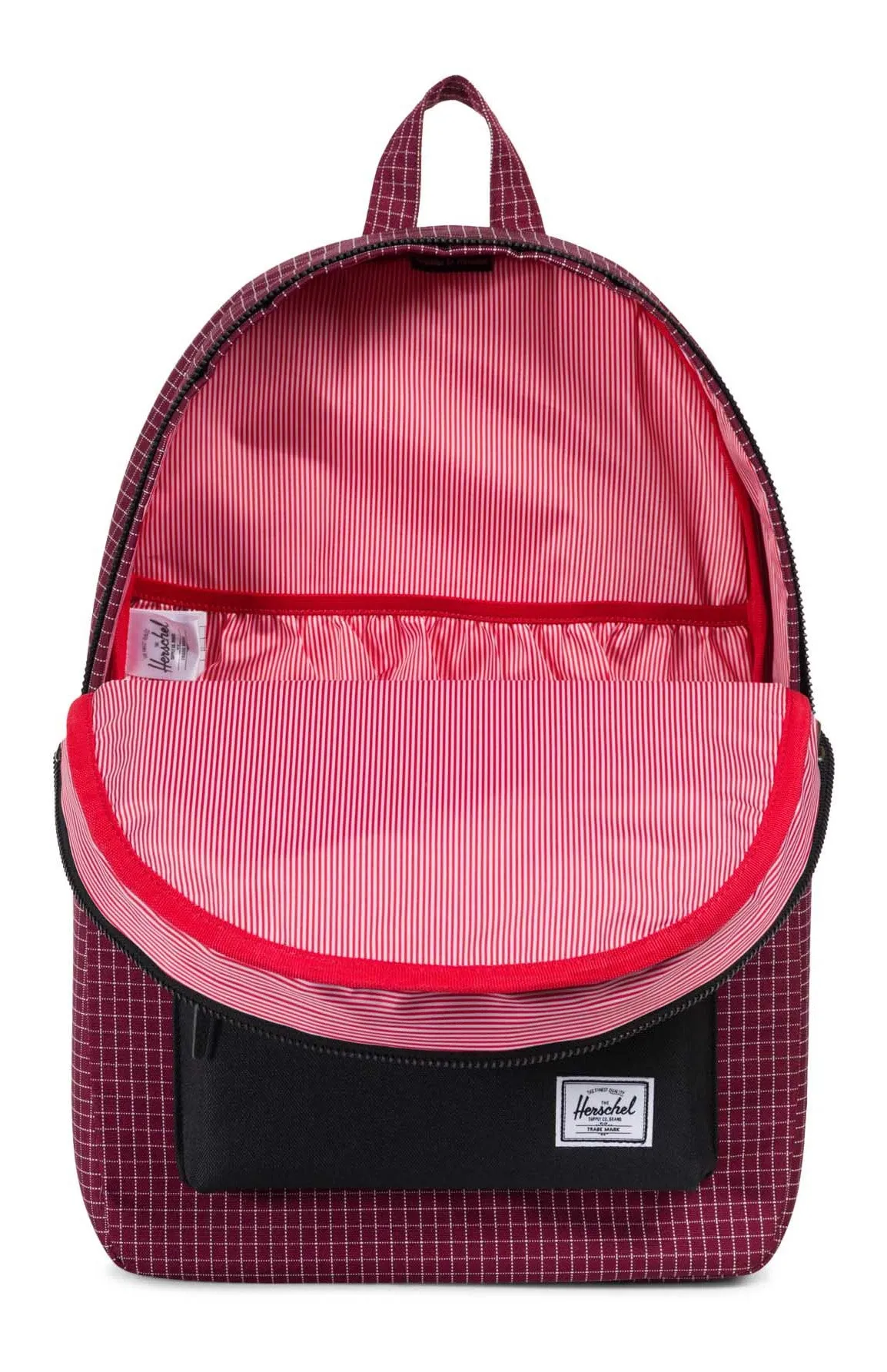 Herschel Settlement Backpack 600D Poly Windsor Wine Grid