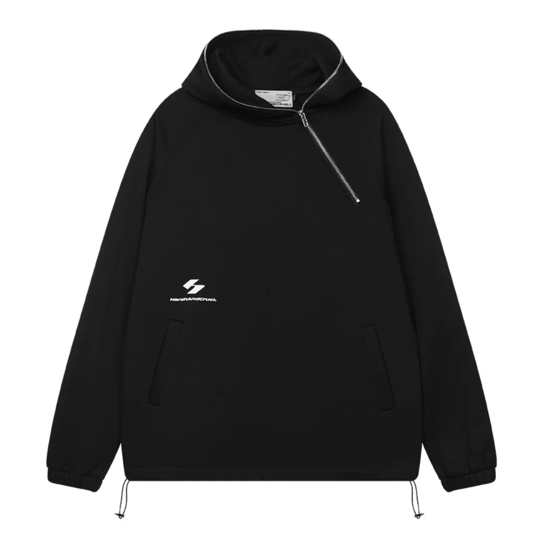 Irregular Deconstructed Splicing Hoodie