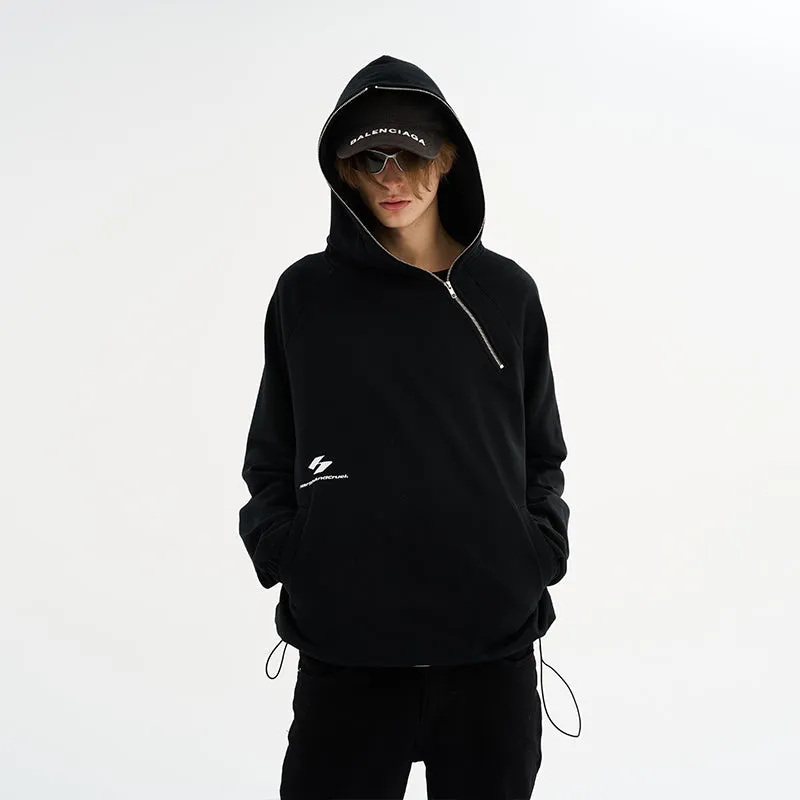 Irregular Deconstructed Splicing Hoodie