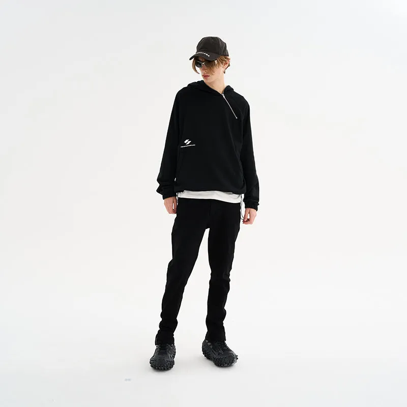 Irregular Deconstructed Splicing Hoodie