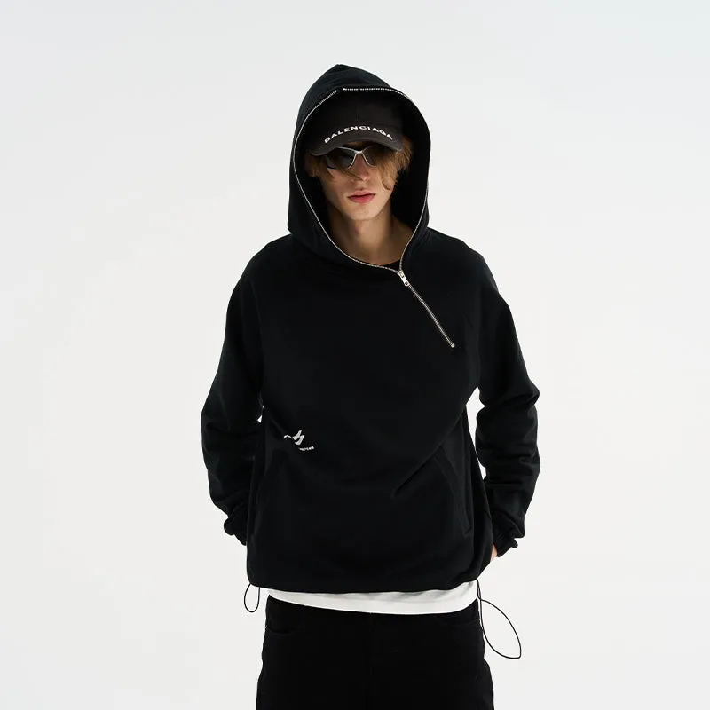 Irregular Deconstructed Splicing Hoodie