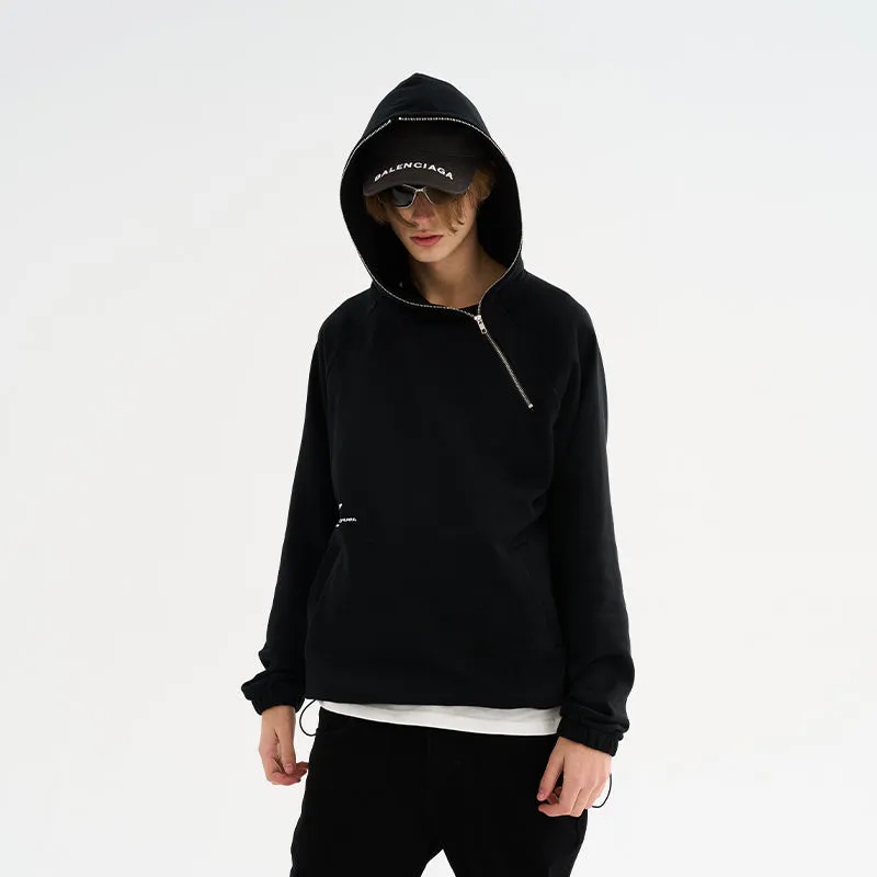 Irregular Deconstructed Splicing Hoodie