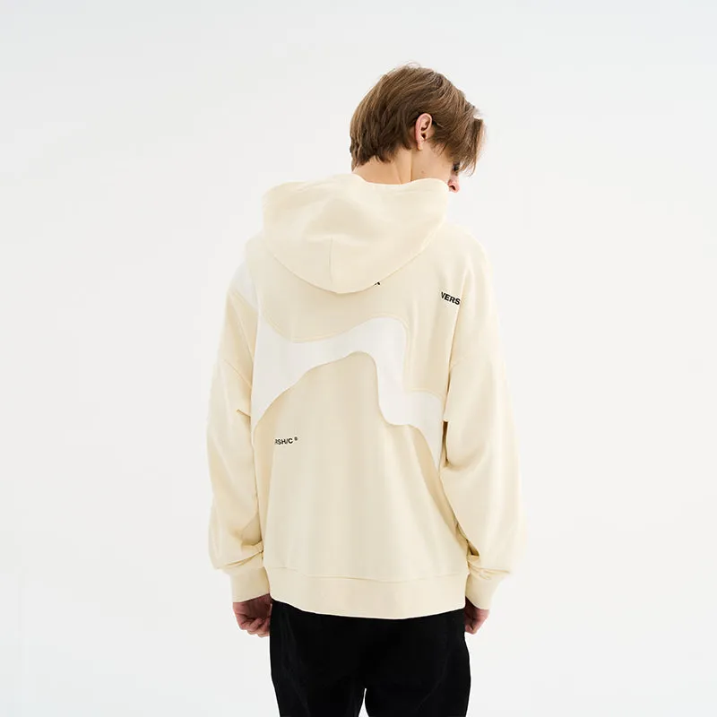 Irregular Deconstructed Stitched Hoodie