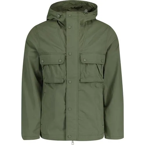 Jay FARAH Retro Mod Short Parka Jacket in Green