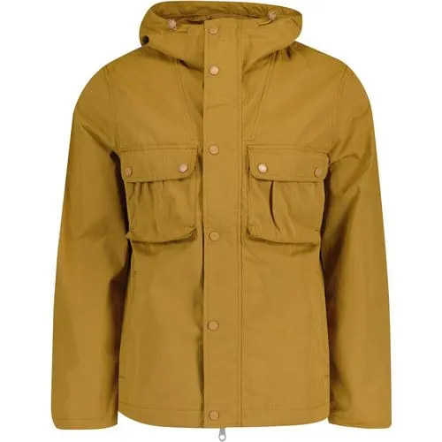 Jay FARAH Retro Mod Short Parka Jacket in Tobbaco