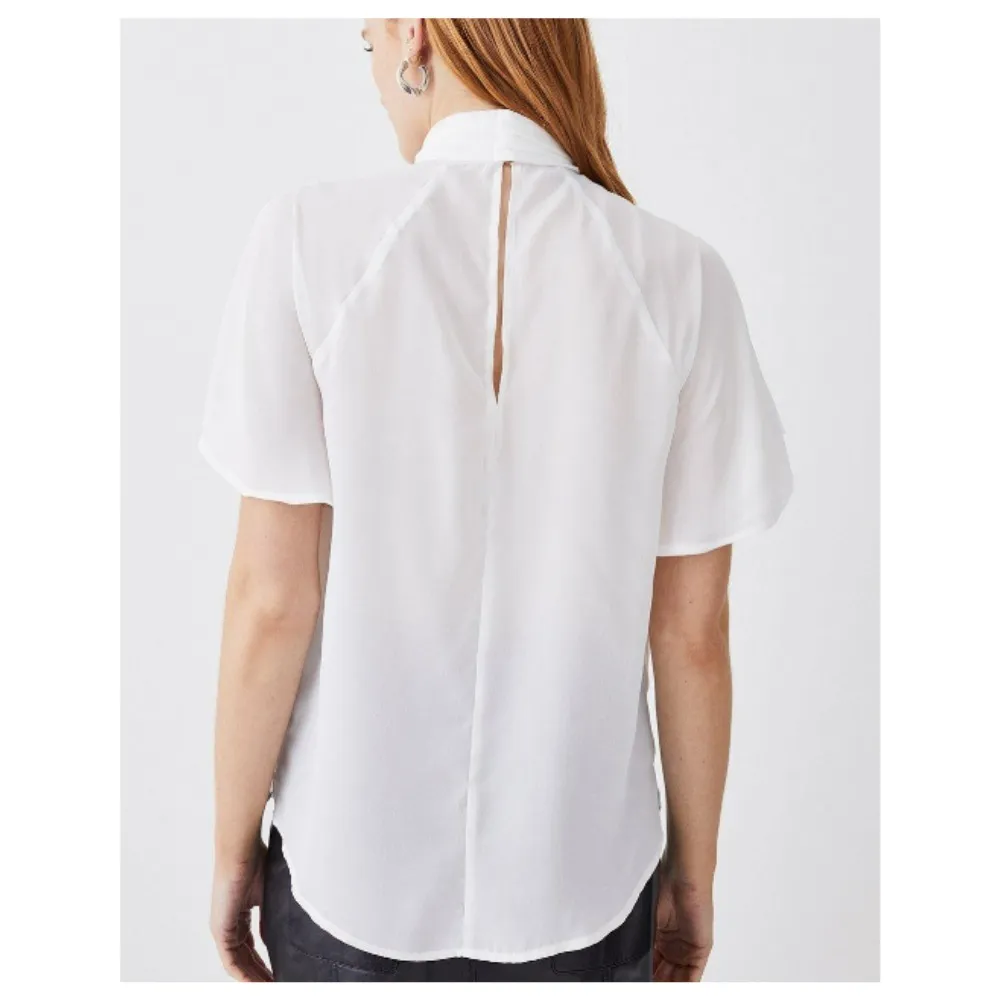 Karen Millen  |Casual Style Plain Short Sleeves Office Style Elegant Style