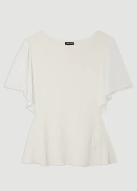 Karen Millen  |Casual Style Plain Short Sleeves Party Style Office Style