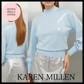 Karen Millen  |Casual Style Street Style Long Sleeves Plain Party Style