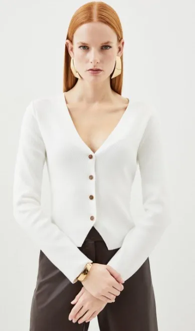 Karen Millen  |Casual Style Wool Long Sleeves Plain Party Style