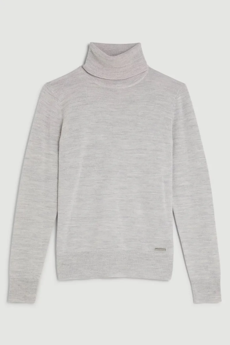 Karen Millen  |Casual Style Wool Street Style Long Sleeves Plain