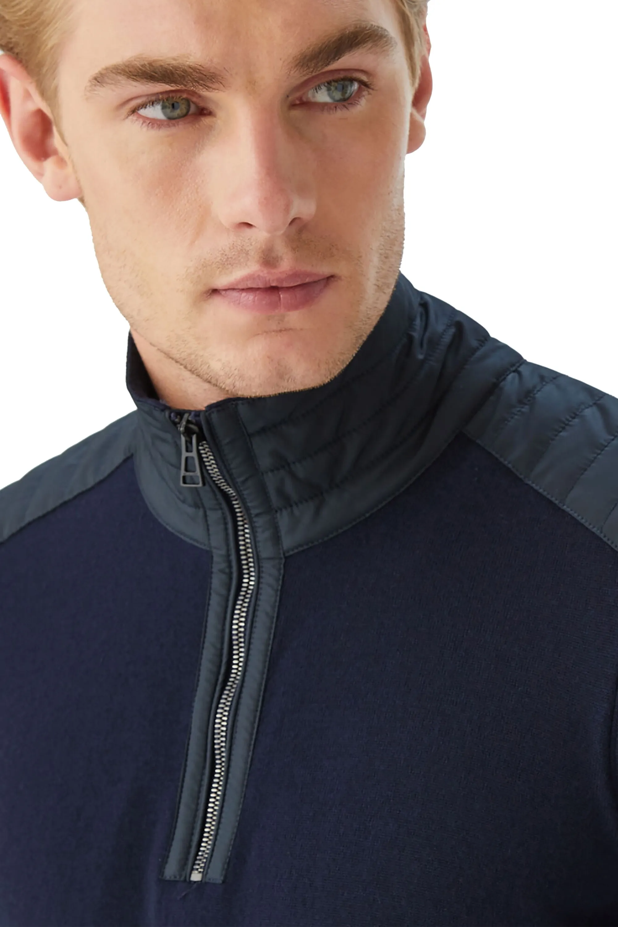 Kilmington Half Zip Knitwear Washed Navy