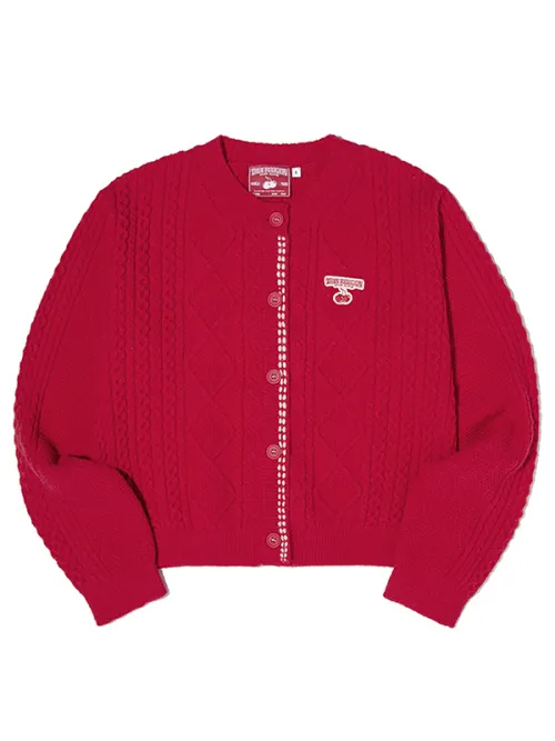 KIRSH  |[ KIRSH ]★KIRSH X TRUERELIGION WAPPEN POINT CABLE CARDIGAN