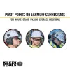 Klein Hard Hat Earmuffs for Cap Style and Safety Helmets #60532