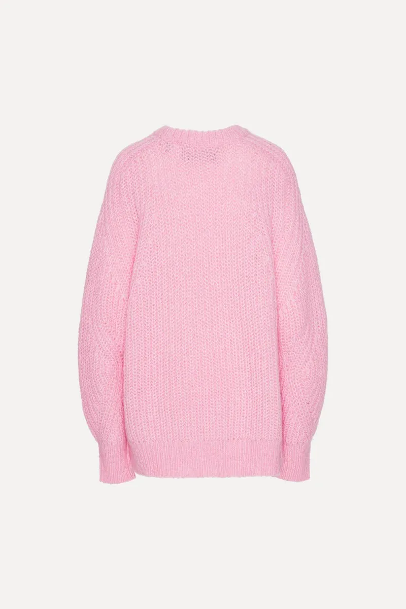 KNITTED LOGO SWEATER LILAC SACHET - ROTATE