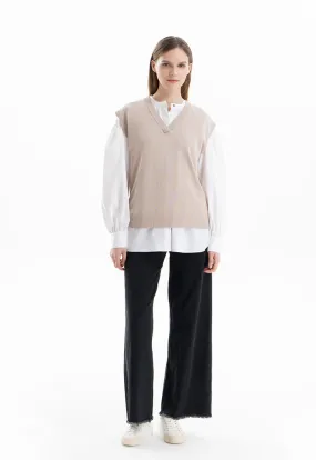 Knitted Solid Classic Shirt