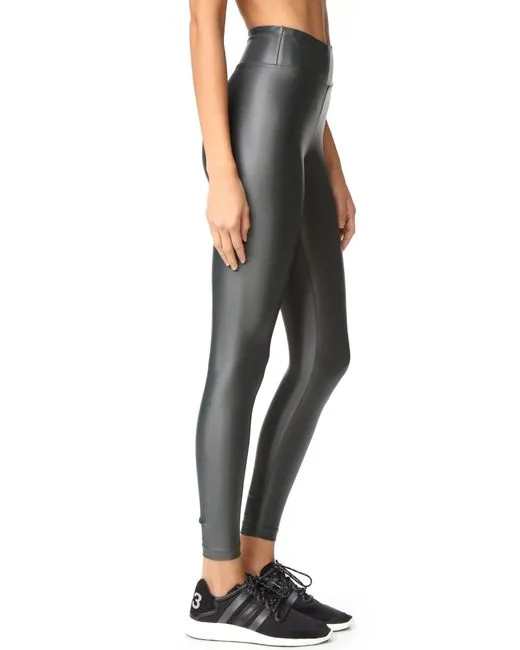 Koral High Waist Lustrous Legging Gunmetal