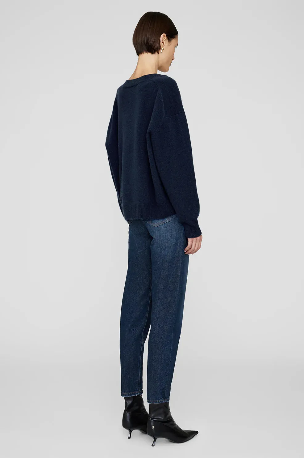 LEE SWEATER DEEP NAVY - ANINE BING