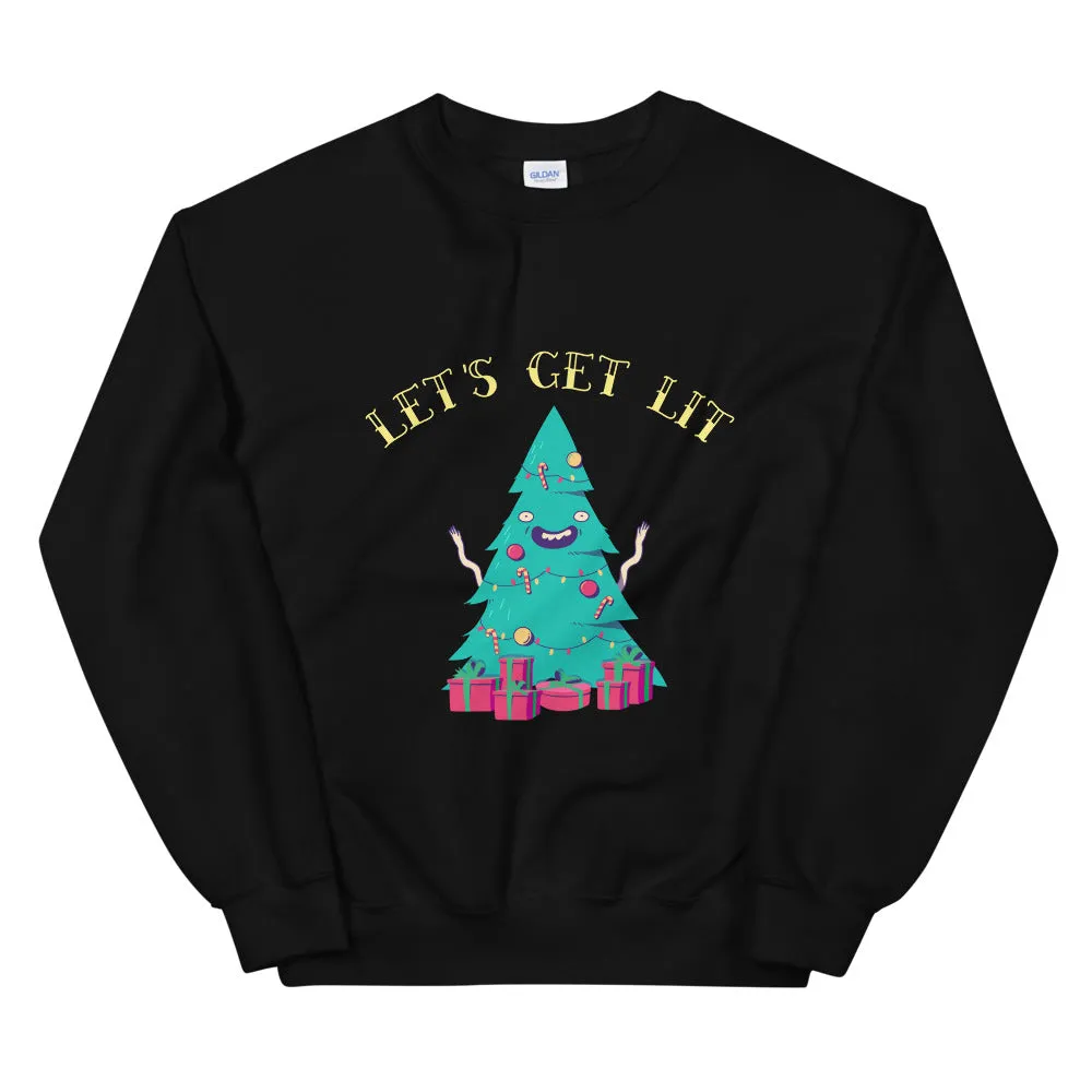 Let's Get Lit - Christmas Sweatshirt