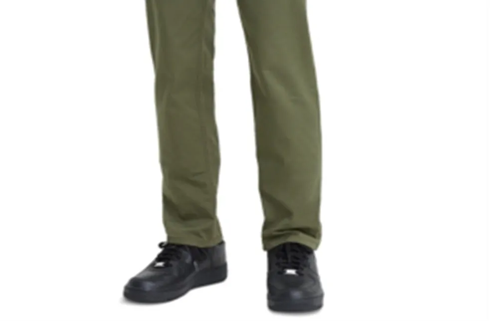 Levi's Men's 511 Slim Fit Hybrid Trousers Green Size 32X34