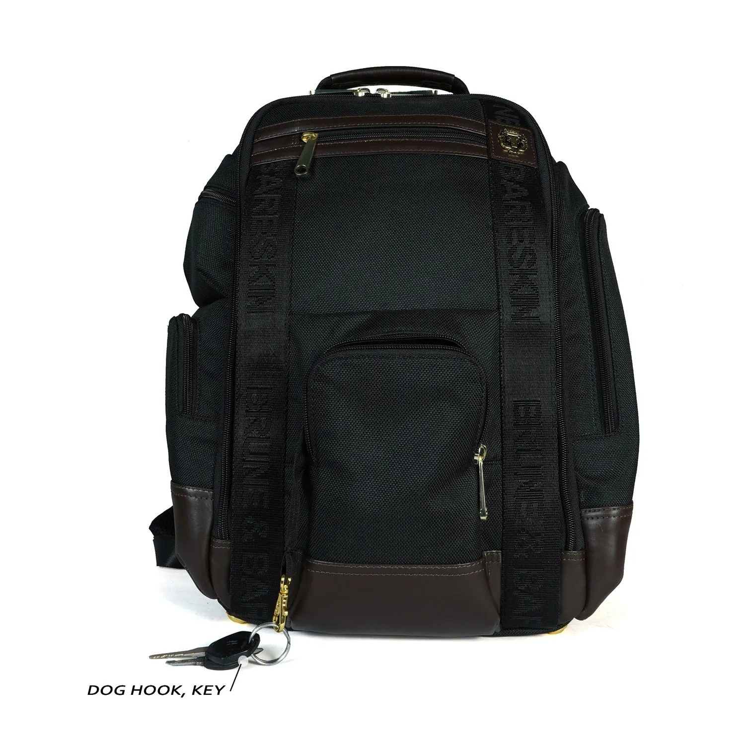 Light Weight Backpack with Combination of Black & Brown