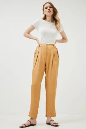 Linen Mix Trousers | Karen Millen