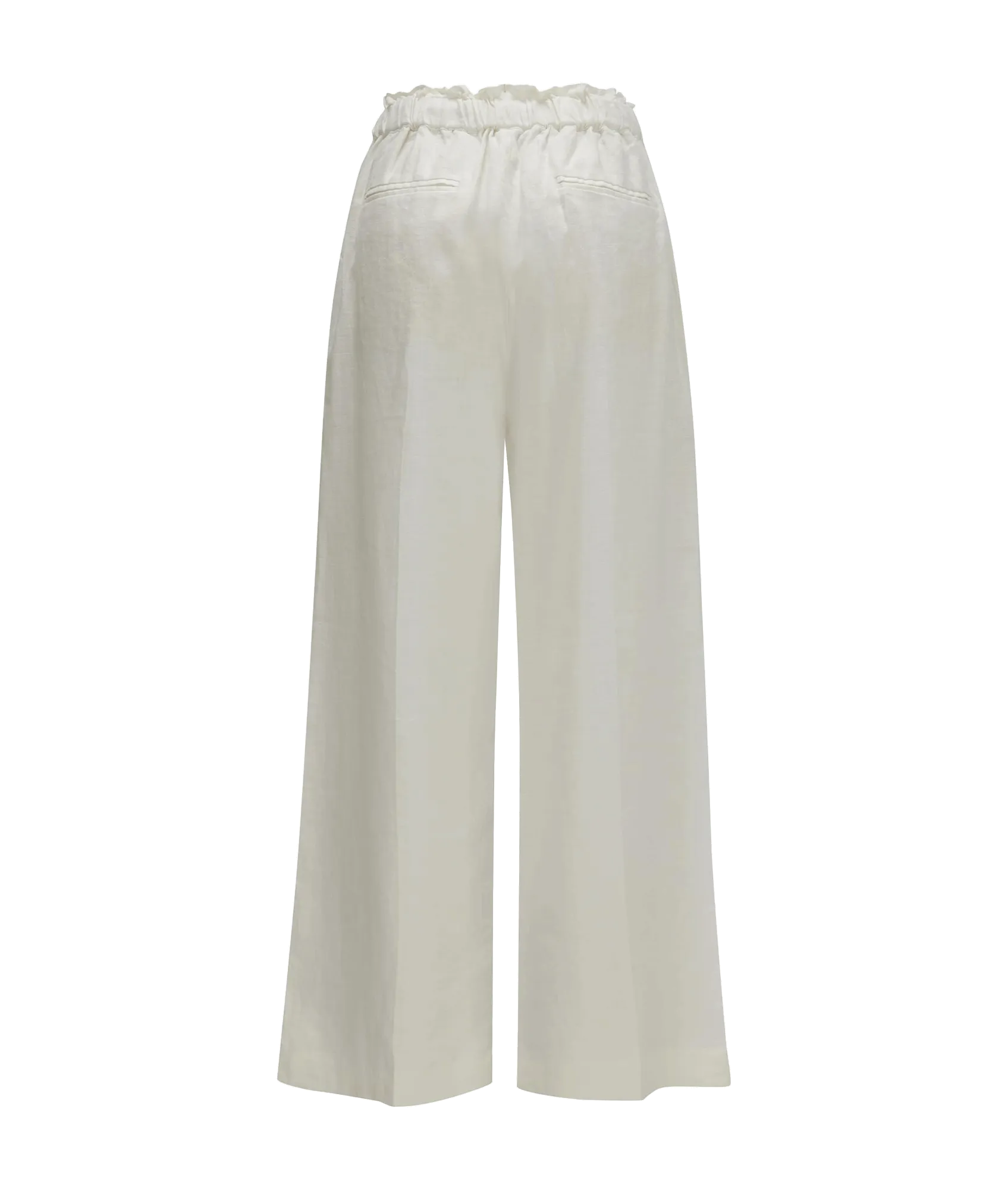 Linen Trousers - White