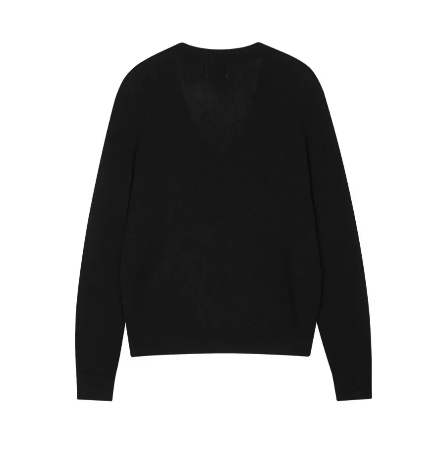 Marithe + Francois Girbaud  |[MARITHE]★V NECK MERINO WOOL CARDIGAN