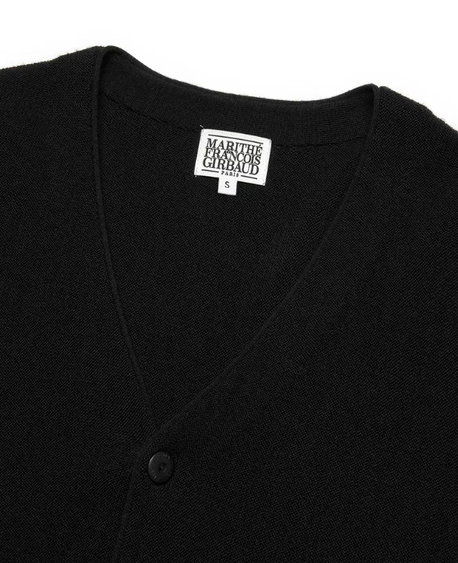 Marithe + Francois Girbaud  |[MARITHE]★V NECK MERINO WOOL CARDIGAN