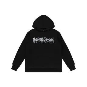 Metal Liquid Graffiti Printed Hoodie