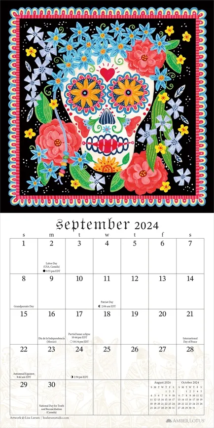 Mini Sugar Skulls Calendar