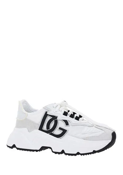 Mixed Materials Daymaster Sneakers - White