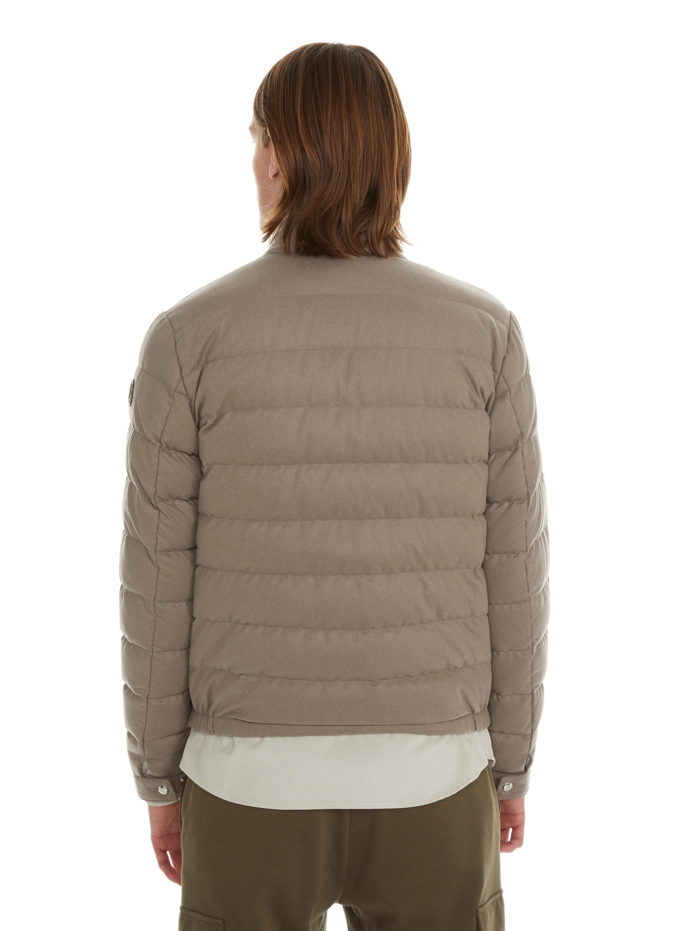 MONCLER  Acorus down jacket - Beige