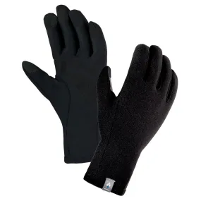 Montbell Men's Gloves Trail Action Touch Screen Compatible Black Dark Blue