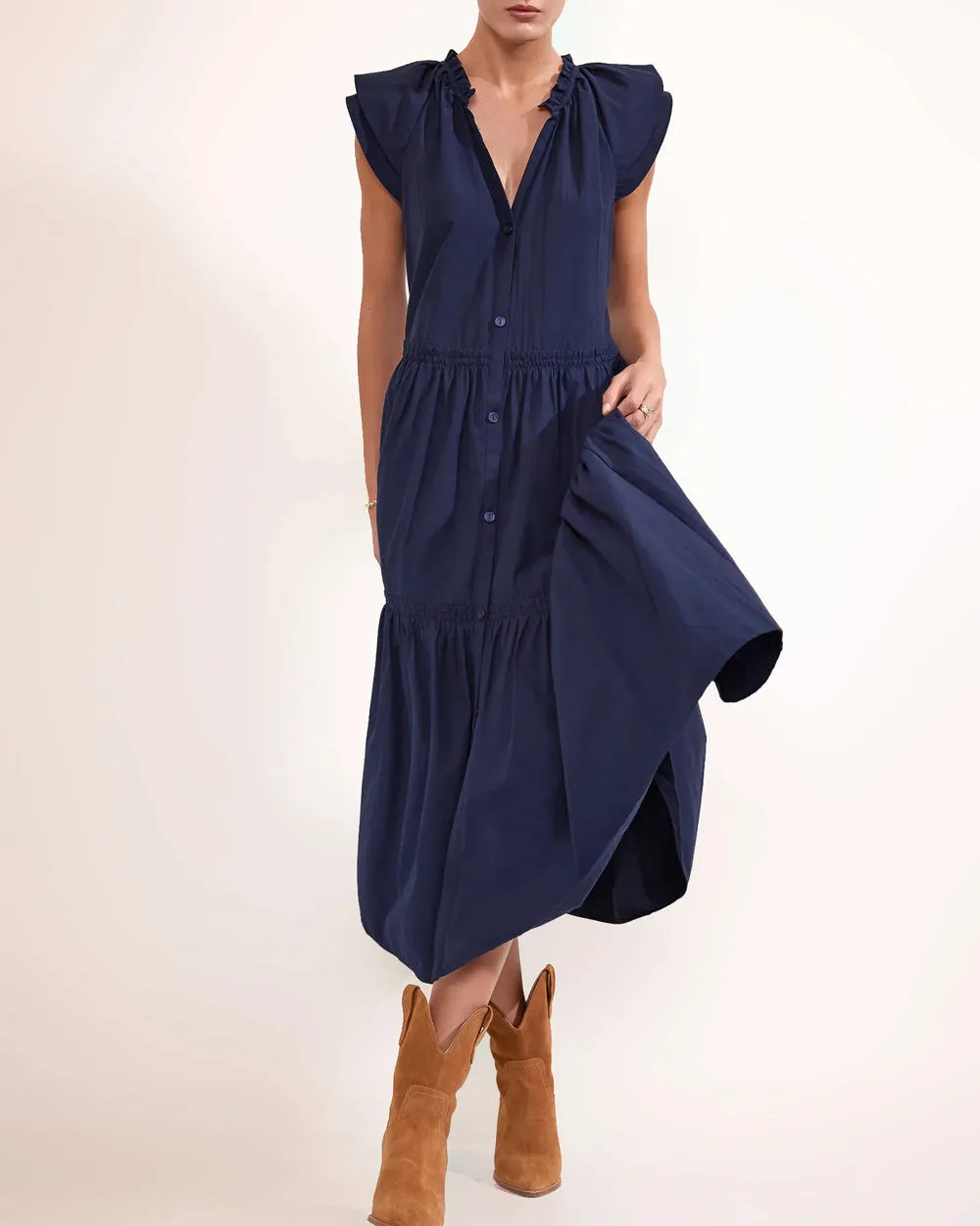 Navy Santorini Dress