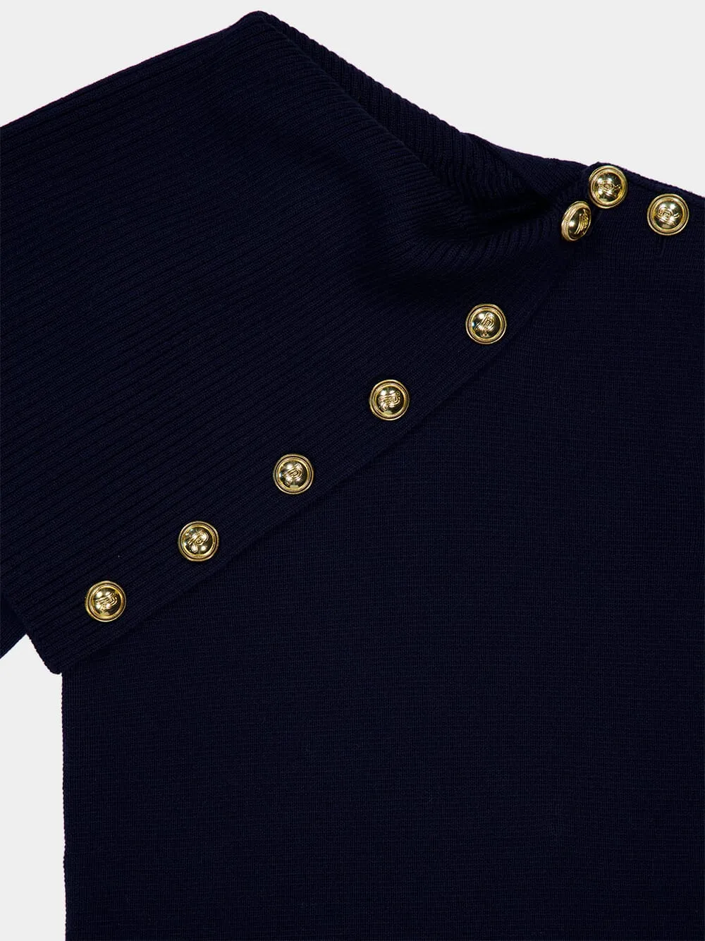 Navy Wool Sweater