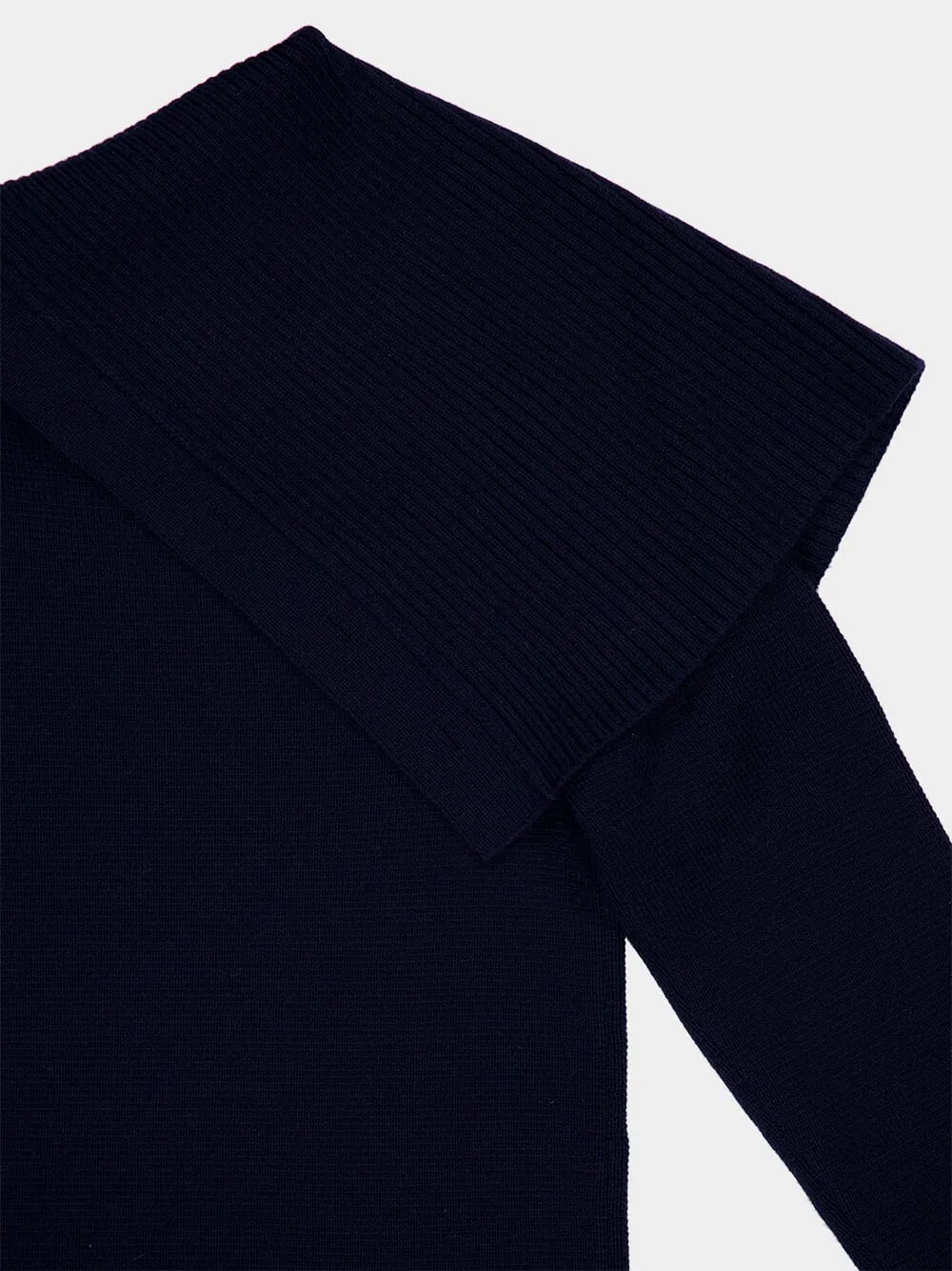 Navy Wool Sweater