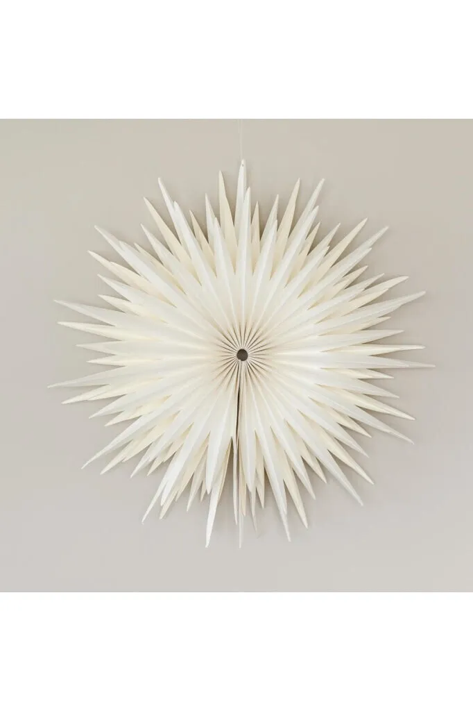 Nordic Rooms - Window & Wall Hanging Star Ornament - 50cm - Off White